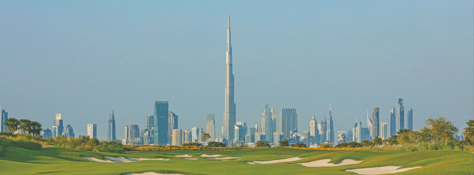 Dubai Skyline with Burj Khalifa